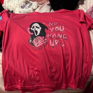 Hot Ghost Face - Pink No, You Hang Up Shirt